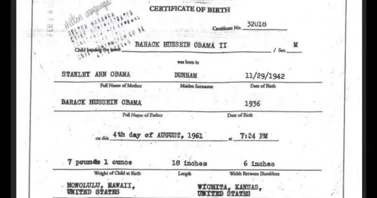 Secret Addendum To Iran Deal Just Obama s Kenya Birth Certificate
