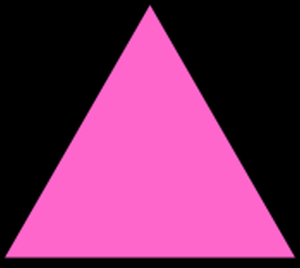 hotpink triangle