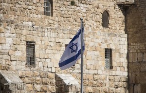 flag at Kotel